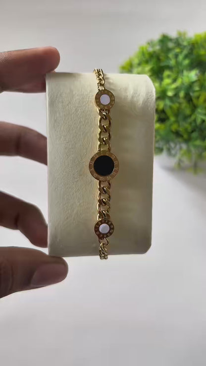 Roman Numeral Chain Bracelet